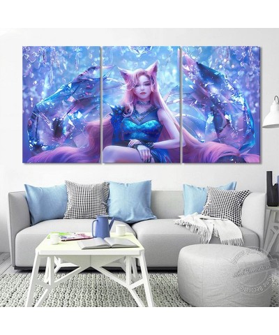 K/DA ALL OUT Ahri Poster - Canvas Painting $18.57 Posters