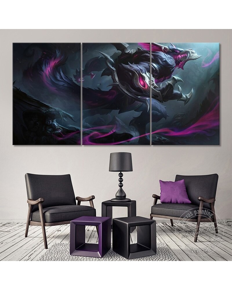 Warwick "The Uncaged Wrath of Zaun" Poster - Canvas Painting $10.77 Posters