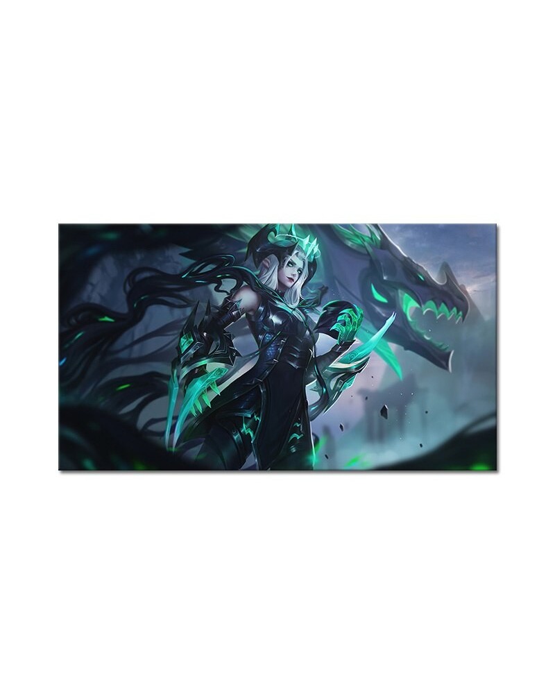 "The Half Dragon Ruined" Shyvana Poster - Canvas Painting $6.27 Posters