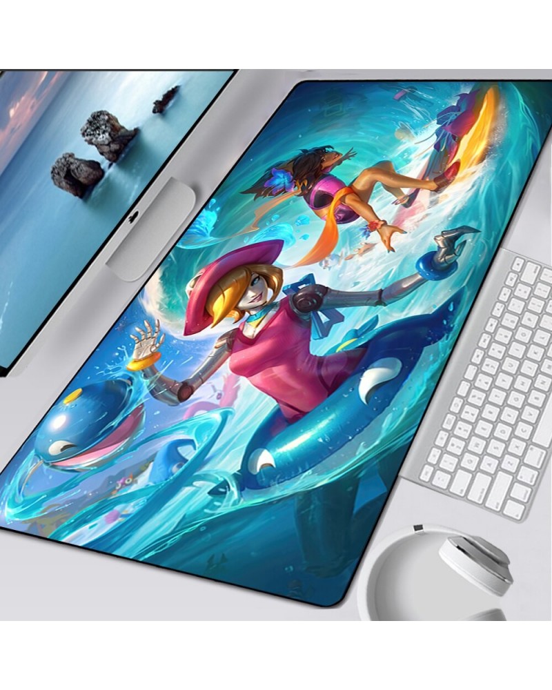 Pool Party Skin Mouse Pad Collection 1 - League Of Legends Gaming Deskmats $10.08 Mouse Pads